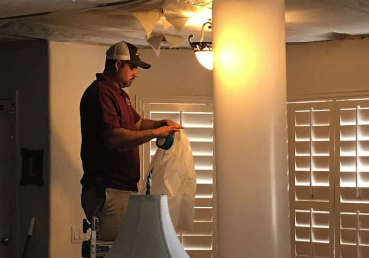 Restoration team working on a water-damaged home in Chandler, AZ.