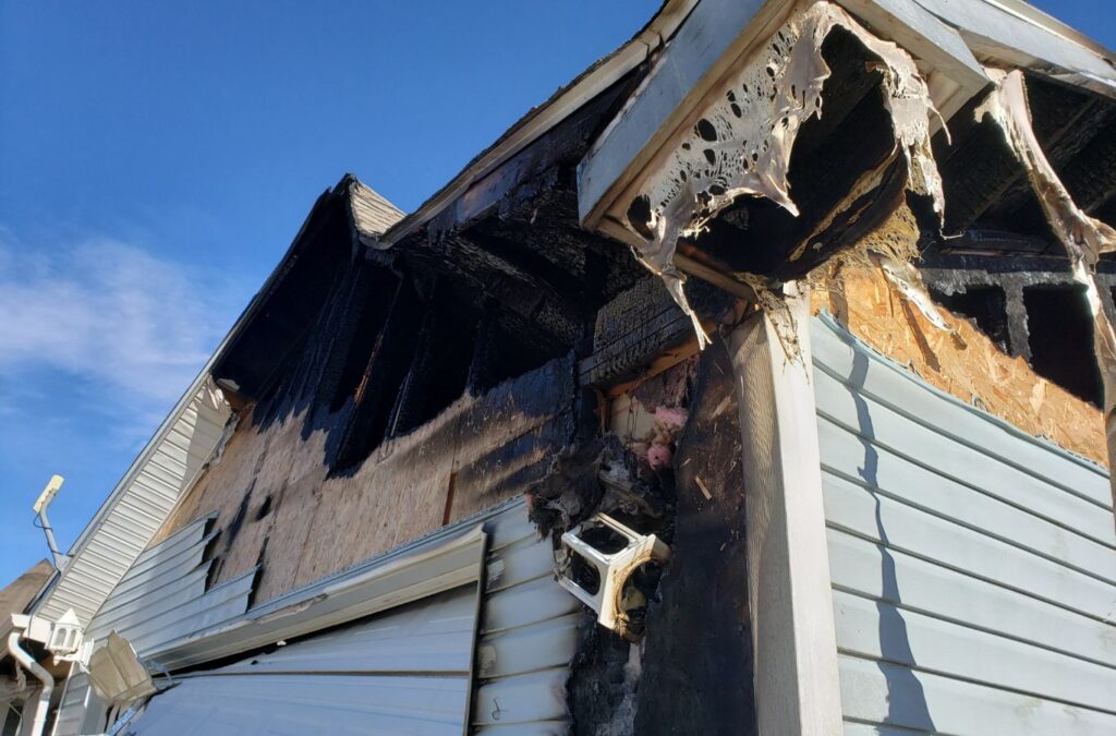 Edge Restoration performing professional fire damage restoration in Arcadia, AZ. Fire damage restoration near me.